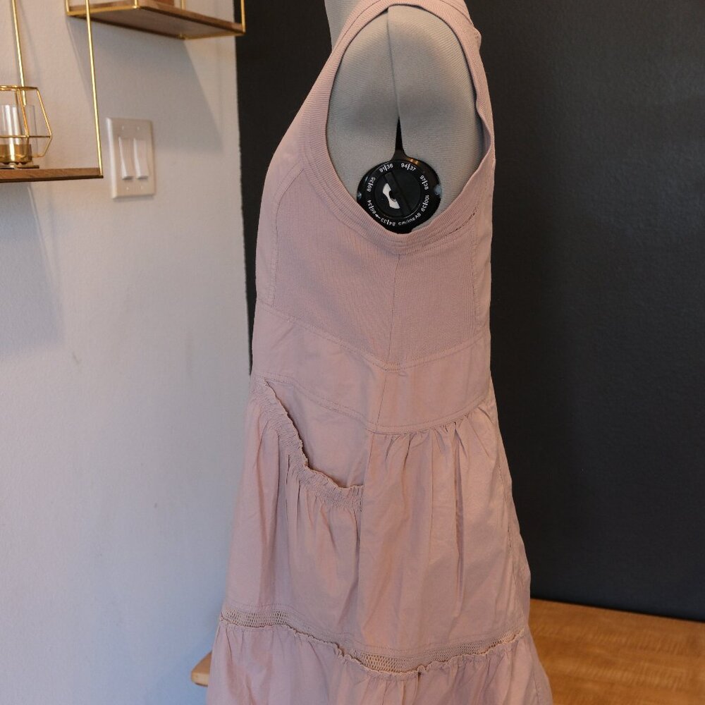 Anthropologie Daily Practice Mauve Pink Summer Athletic Cotton Dress Small - Picture 4 of 8